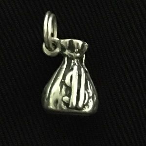Sterling Money Bag Charm